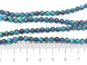 Sirag ochi de tigru albastru marin 4mm