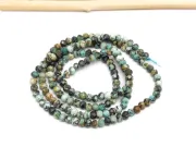 Sirag Turcoaz African rondele microfatetat 3x2mm