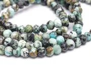 Sirag Turcoaz African rondele microfatetat 3x2mm