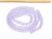 Margele cristal rondel fatetat 4x3mm violet (sirag)