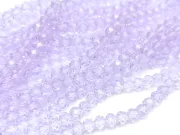Margele cristal rondel fatetat 4x3mm violet (sirag)