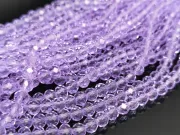 Margele cristal rondel fatetat 4x3mm violet (sirag)