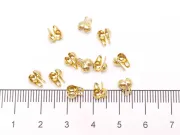 Capat terminatie nod otel inoxidabil 304 auriu 6x4mm (1buc)