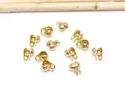 Capat terminatie nod otel inoxidabil 304 auriu 6x4mm (1buc)