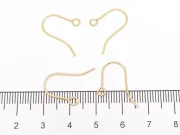 Tortite cercei otel inoxidabil 304 auriu 20x15mm