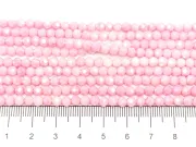 Margele cristal rotund fatetat 4mm roz opac lustered (sirag)