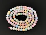 Margele cristal rotund fatetat 4mm mix opac lustered (sirag)