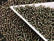Miyuki Rocailles Rotunde 15/0 Silver Lined Dark Olive (10g)