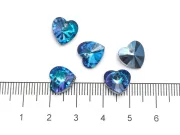 Pandantiv sticla 10mm bermuda blue