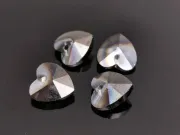Pandantiv sticla 10mm gri grafit
