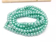 Sirag perle de sticla 4mm turcoaz