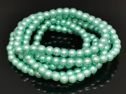 Sirag perle de sticla 4mm turcoaz