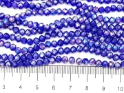 Margele cristal rondel fatetat 4x3mm blue AB (sirag)