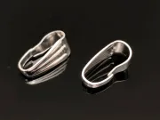 Agatatoare pandantiv otel inoxidabil 304 argintiu deschis 8.5x3.5x4mm (1buc)