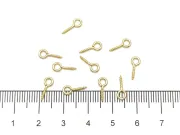 Surub pandantiv otel inoxidabil 304 auriu 10x4x1mm (1buc)