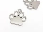 Pandantiv charm labute din otel inoxidabil 304 - 15x13x1.3mm