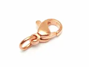 Inchizatoare carabina otel inoxidabil 304 cu za rose gold 10x6mm