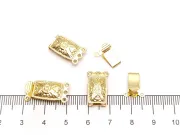 Inchizatoare otel inoxidabil 304 auriu multisir  21x10x5mm