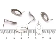 Tortite cercei otel inoxidabil 201 - 22x11mm (2buc)