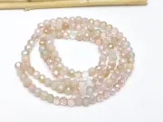 Margele cristal rondel fatetat 4x3mm mix roz (sirag)