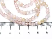 Margele cristal rondel fatetat 4x3mm mix roz (sirag)