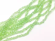 Margele cristal rotund fatetat 3~3.5mm verde deschis AB (sirag)
