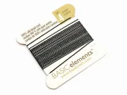 Fir matase naturala pentru insirat perle si margele nr 4 - 0.60mm negru (2metri)
