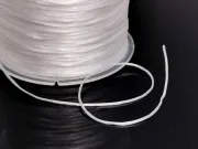 Elastic plat pentru bratari grosime 0.5mm alb (60m)