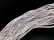 Margele de sticla 5x2.5mm transparent AB (sirag)