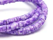 Sirag margele fimo 4mm mix mov lila