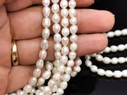 Sirag perle de cultura 7~6x4~5mm