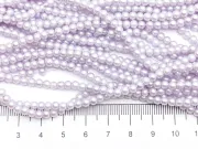 Perle de sticla 3mm mov lila (sirag)