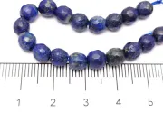 Sirag scurt lapis lazuli sfere fatetate 6mm