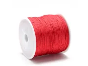 Rola snur nylon pentru bratari grosime 1.5mm rosu (150m)