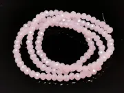 Margele cristal rondel 3x2mm roz opal lustered (sirag)