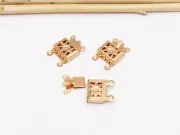 Inchizatoare otel inoxidabil 304 multisir rose gold 15x10mm