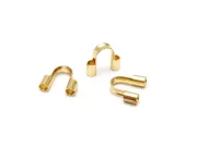 Protectie sarma otel inoxidabil 304 placat cu aur 18K - 5.5x5mm (1buc)