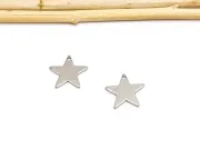 Charm otel inoxidabil 304 stea 13x12mm