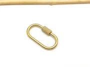 Inchizatoare otel inoxidabil 304 auriu placat IP oval 26x14x4mm