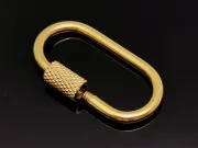 Inchizatoare otel inoxidabil 304 auriu placat IP oval 26x14x4mm