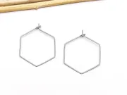 Tortite cercei otel inoxidabil 304 hexagon 32x26x24mm (2buc)