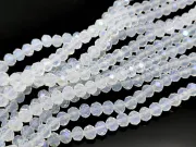 Margele cristal rondel fatetat 6x4mm opal heliotrop (sirag)