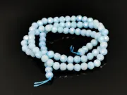 Margele cristal rotund fatetat 4mm aqua opac lustered (sirag)