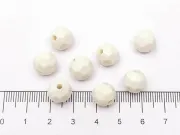 Margele acrilice fatetate 10mm ivory (50buc)