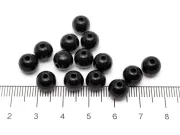 Margele acrilice 8mm negru (50buc)
