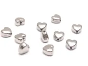 Margele otel inoxidabil 304 inima 5x5x3mm (1buc)
