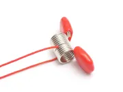Bead Stopper - opritor margele pe ata 2.7x1.2x1cm rosu