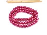 Perle de sticla calitate a 6mm fucsia (sirag)