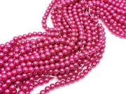 Perle de sticla calitate a 6mm fucsia (sirag)