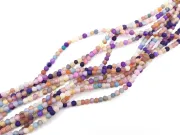Sirag agate frosted 4mm multicolor
